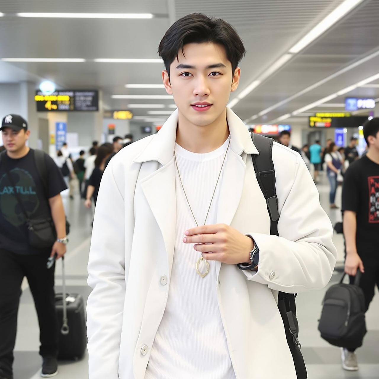 五一吃瓜网入口 - 某顶流男星机场私服合集：穿搭教科书级别